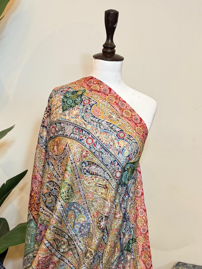 Kalamkari Pashmina Shawl